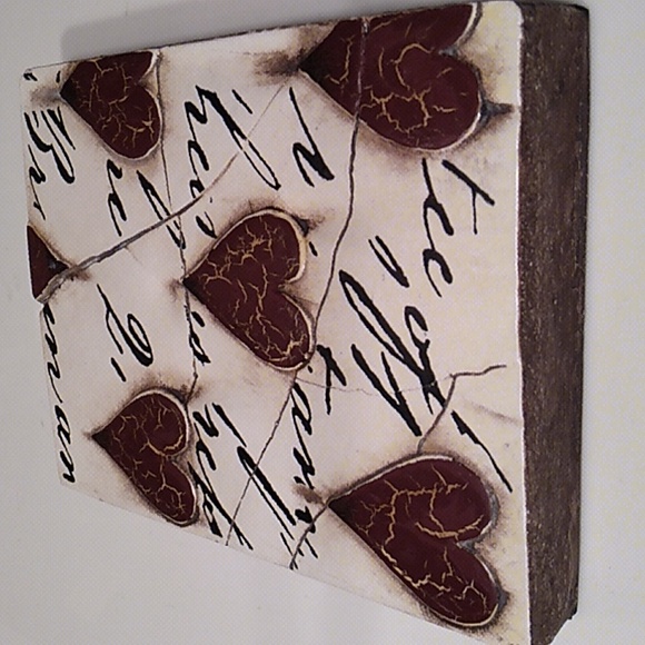 Sid Dickens T-01 "Red Hearts with Script" *Retired* Vintage - Picture 4 of 7